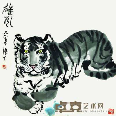 陈作丁 雄风 67*67cm 约:4.04平尺