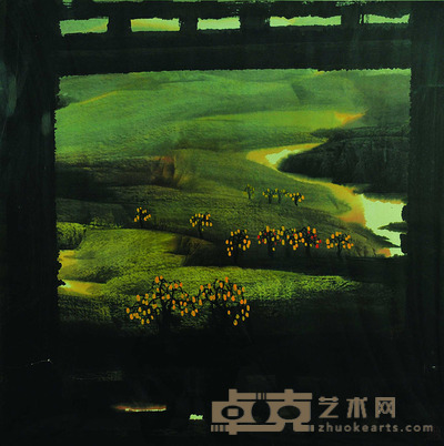 董继宁 山水 68*67cm 约:4.10平尺