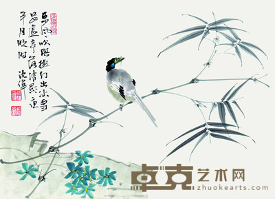 沈伟 花鸟一 33.5*25cm 约:0.75平尺
