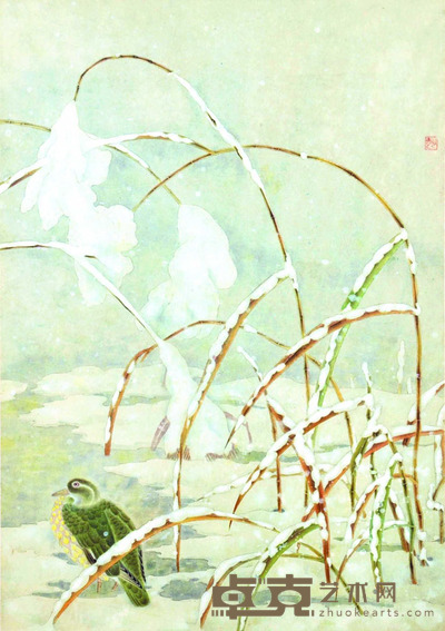 程春利 工笔花鸟 61*43cm 约:2.36平尺
