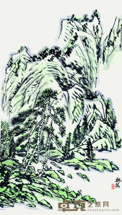 魏扬 山水 96*54cm 约:4.67平尺