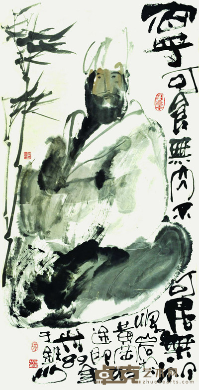 梁岩    人物 134*68cm 约：8.20平尺