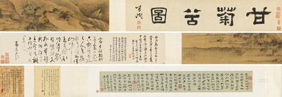 高凤翰 康熙丁酉（1717年）作 甘菊谷图 手卷