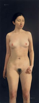 郭润文 2004年作 站立的裸女