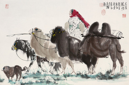 吴团良 大漠风情