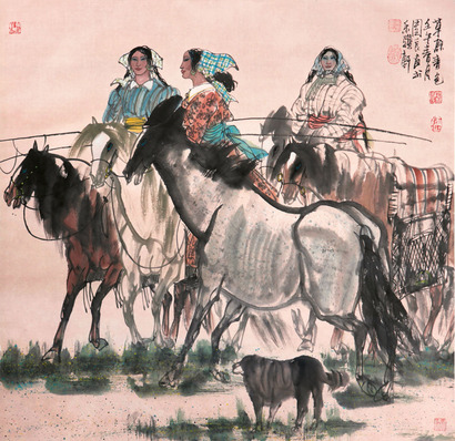 吴团良 草原春色