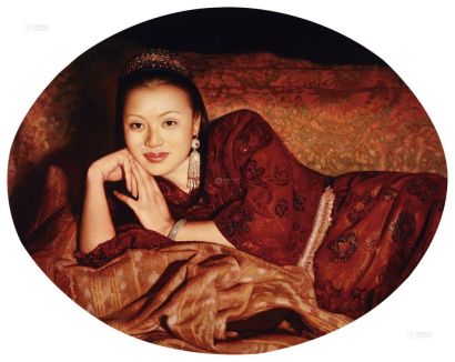 姜国芳 2002年作 公主