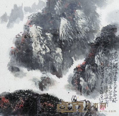 郭公达 山 水 34*34