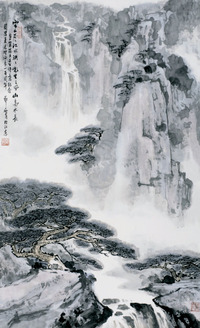 郑震 云山江水