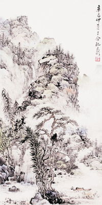 马彬  山水