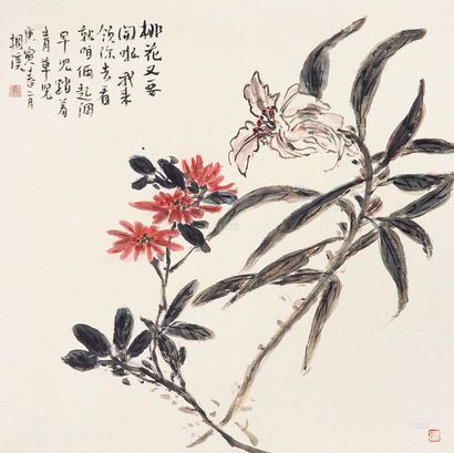 张斌 2010年作 桃花又要开 镜片