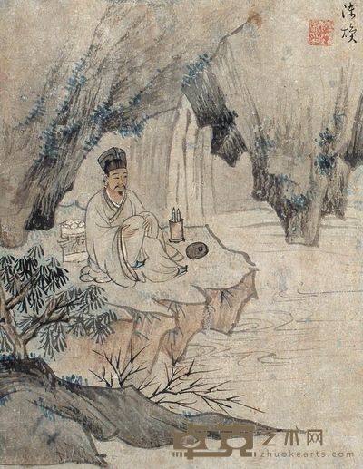 陈焕 高仕图 立轴 27.5×21.5cm