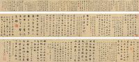 刘墉（古） 丁未(1787)年作 书法 手卷