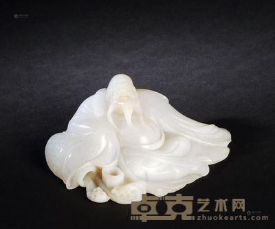 荔枝洞石太白醉酒摆件 5×14.7×7.2cm