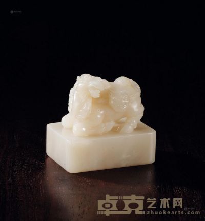 坑头石骆驼钮章 5.4×6.2×4.3cm