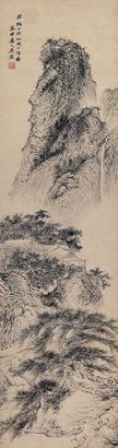 吴历 仿黄鹤山樵 立轴