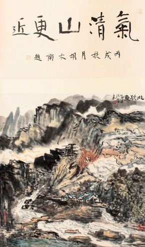 刘诗东 山水立轴