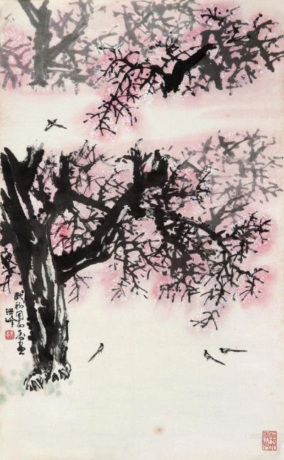 孙其峰 1976年作 秋林图 镜心