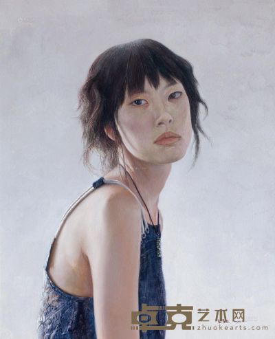 王驰 2006年作 肖像，雅 65×55cm