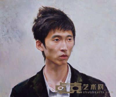 王润添 2007年作 年青人 50×60cm