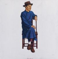 安瑞峰 2006年作 米沪人绣像之一