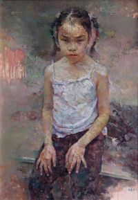 朱庆明 2007年作 丁丁的肖像