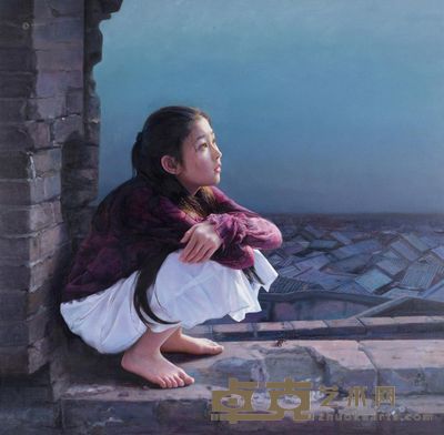 吴静涵 2012年作 德胜门 110×130cm