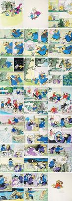 王增寅 1990年作 森林里的故事 （五十帧）