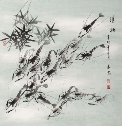 蒋昌忠 辛卯（2011年）作 清趣 立轴