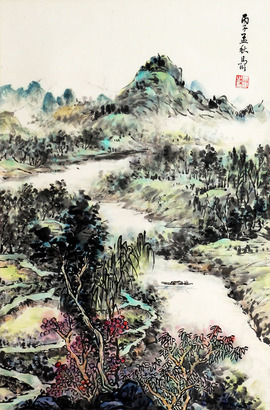 马彬 山水