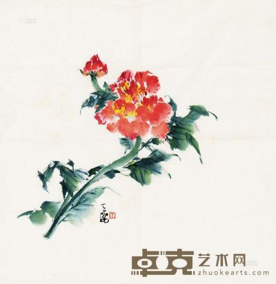 韩天衡 春意 镜片 69×69cm