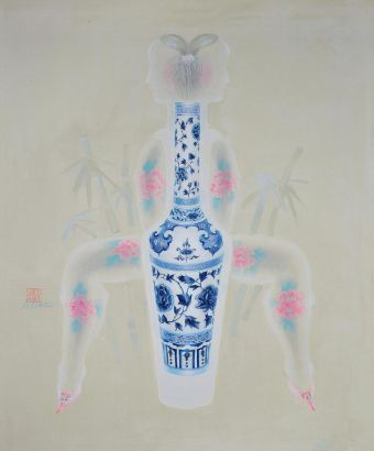 王晓莉 2011年作 深宫藏品系列-青竹