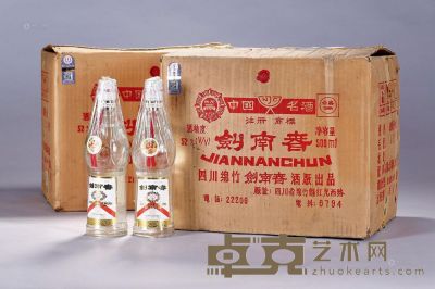 1993-1994年产白铁盖原箱剑南春酒 --
