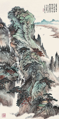 郑孝同 山水