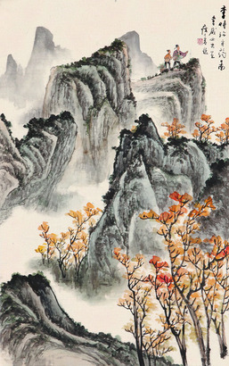 刘韦箴 采药图