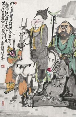 周京新  西游取经图
