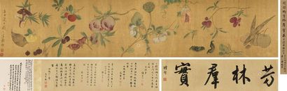 周之冕 1541年作 芳林群实卷 手卷