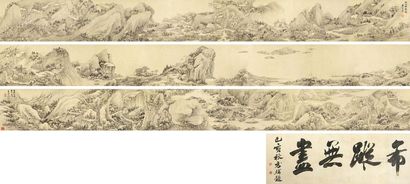 程正揆 1661年作 江山卧游图 手卷