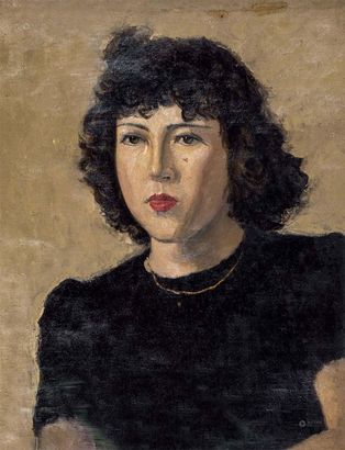 孙宗慰 1942年作 女人像