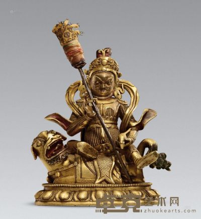 18世纪 财宝天王 高11cm