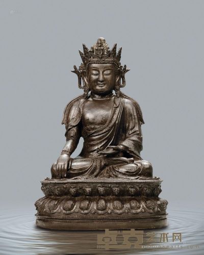 明代（1368-1644） 阿閦佛 高40.5cm