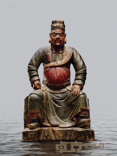 明代（1368-1644） 关公 高63cm