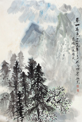 崔振宽 秦山春色