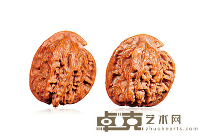 鹰嘴核桃一对 4×5