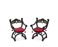 法国象牙镶嵌护手椅