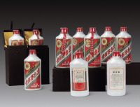 1991年贵州茅台酒(红皮-铁盖)-(配锦盒)