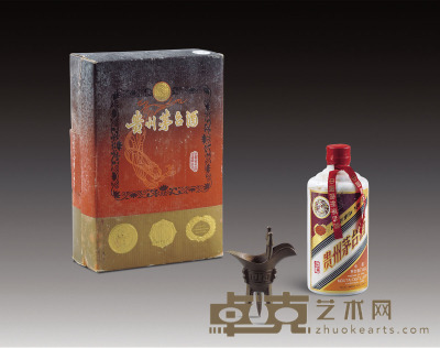 1704-珍品贵州茅台酒-(配锦盒) 