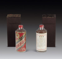 1983-1986年贵州茅台酒(棉纸-黑酱)-(配锦盒)