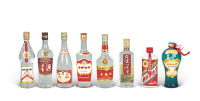 90年代中国八大名酒组合(各种名酒各一支)