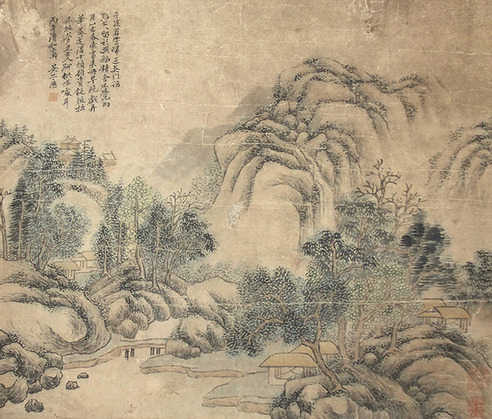 吴历 山水